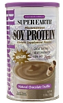 Super Earth Soy Protein Powder Chocolate Truffle Flavor 