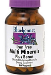 Bluebonnet Multi Minerals Plus Boron (Iron-Free)