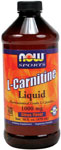 NOW L-Carnitine Liquid 1,000mg 16 fl oz