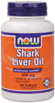 NOW Shark Liver Oil 400mg 120 Gel Capsules