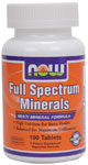 NOW Full Spectrum Minerals 100 Tablets