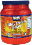 NOW Whey Protein Isolate 1 Pound  Unflavored