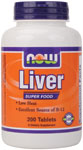 NOW Liver 10.5 Grain 200 Tablets