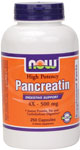 NOW Pancreatin 4x - 500 mg 250 Capsules