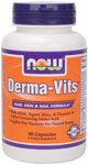 NOW Derma-Vits Hair, Skin & Nail Formula 90 Capsules