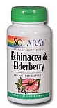 Solaray Echinacea and Elderberry 100 Capsules