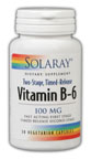 Solaray Vitamin B-6 100 mg 30 Capsules