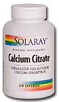 Solaray Calcium Citrate 1,000 mg 240 Capsules