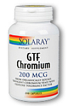 Solaray GTF Chromium 200 mcg 200 Capsules