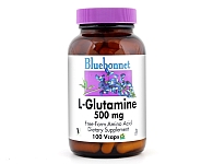 Bluebonnet L-Glutamine 500 mg 50 Vcaps