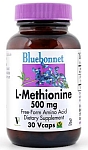 Bluebonnet L-Methionine 500 mg 30 Capsules