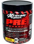 Extreme Edge Pre-Workout Muscle Recharging Stack Lemon Flavor 0.66 Ounces (300 g)