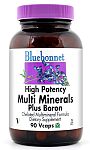 Bluebonnet Multi Minerals Plus Boron (Iron-Free) 180 Capsules