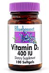 Bluebonnet Vitamin D 400 IU 250 Softgels