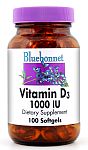 Bluebonnet Vitamin D3 1,000 IU 250 Softgels