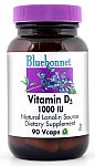Bluebonnet Vitamin D-3 1,000 IU 90 Vcaps®