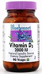 Bluebonnet Vitamin D-3 2,000 IU 180 Vcaps