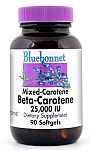 Bluebonnet Mixed Carotene Beta-Carotene 25,000 IU 90 Softgels