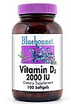 Bluebonnet Vitamin D-3 2,000 IU 250 Softgels
