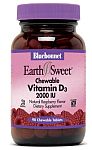 Bluebonnet EarthSweet® Chewable Vitamin D3 2,000 IU 90 Tablets