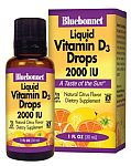 Bluebonnet Vitamin D3 Drops 2,000 IU 1 Ounce