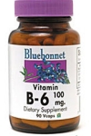 Bluebonnet Vitamin B-6 100 mg 90 Vcaps