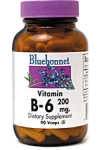 Bluebonnet Vitamin B-6 200 mg 90 Vcaps