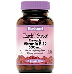 Bluebonnet EarthSweet® Vitamin B-12 5,000 mcg 60 Chewable Tablets