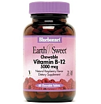 Bluebonnet EarthSweet Vitamin B-12 5,000 mcg 60 Chewable Tablets