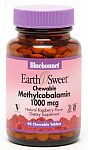 Bluebonnet EarthSweet® Chewable Methylcobalamin Vitamin B-12 1,000 mcg 60 Tablets