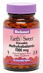 Bluebonnet EarthSweet Chewable Methylcobalamin Vitamin B-12 1,000 mcg 60 Tablets