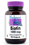 Bluebonnet Biotin 1,000 mcg 90 Vcaps