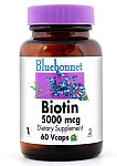 Bluebonnet Biotin 5,000 mcg 60 Vcaps