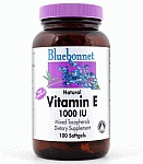 Bluebonnet Vitamin E 1,000 IU Mixed 100 Softgels