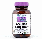 Bluebonnet Albion Chelated Manganese 10 mg 90 Vcaps