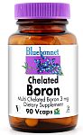 Bluebonnet Chelated Boron 3 mg 90 Vcaps