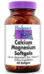 Bluebonnet Calcium Magnesium Zinc Plus Vitamin D 60 Softgels
