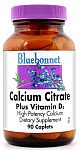 Bluebonnet Calcium Citrate Plus Vitamin D  90 Caplets