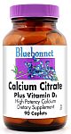 Bluebonnet Calcium Citrate Plus Vitamin D 90 Caplets