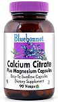 Bluebonnet Calcium Citrate Plus  Magnesium  90 Vcaps