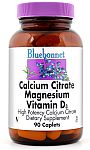 Bluebonnet Calcium Citrate Magnesium Plus Vitamin D  180 Caplets