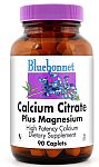 Bluebonnet Calcium Citrate Plus Magnesium  90 Caplets