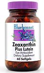Bluebonnet Zeaxanthin Plus Lutein 60 Softgels