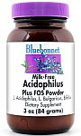 Bluebonnet Milk-Free Acidophilus Plus FOS Powder 3 Ounces (84gm)