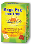 Natures Life Mega Pak Multiple (Iron-Free)  30 Pack Box