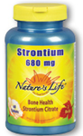 Natures Life Strontium 680 mg 60 Tablets