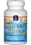 Nordic Naturals Omega 3-6-9-D Junior 90 Soft Gels