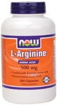 NOW Foods L-Arginine 500 mg 250 Capsules