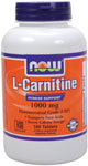 NOW Foods L-Carnitine 1,000 mg 100 Tablets