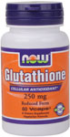 NOW Foods L-Glutathione 250 mg 60 Capsules